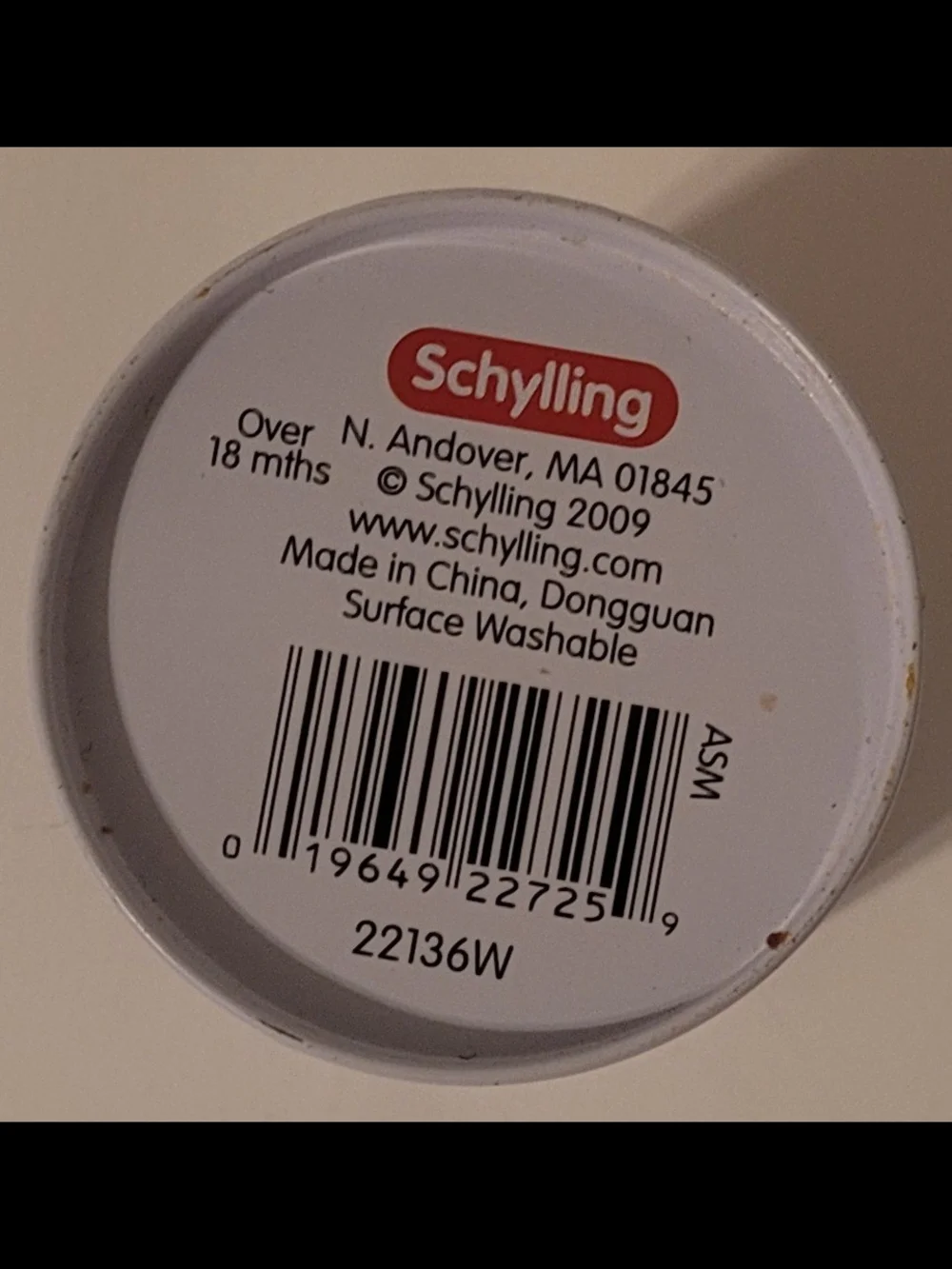 Vintage 2009 Schylling Tin Litho Animal Sound Maker Moo Can Toy 22136W Collectib